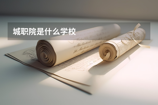 城职院是什么学校