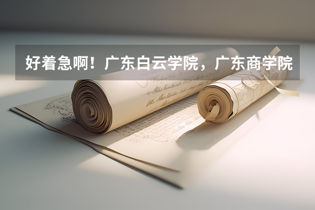 好着急啊！广东白云学院，广东商学院华商学院（广州华商职业技术学院代码）